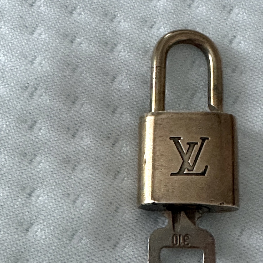 LOUIS VUITTON KEYED PADLOCK
